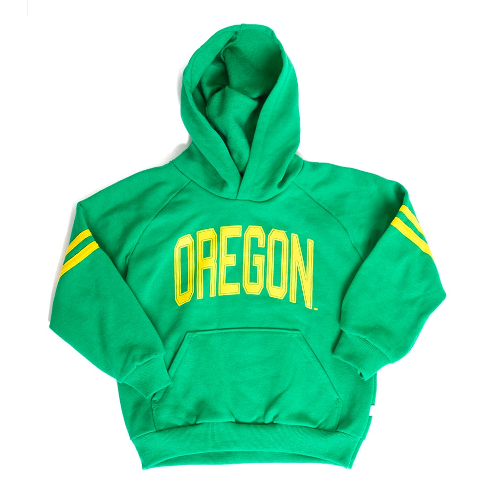 Arched Oregon, Third Street, Green, Hoodie, Kids, Toddler, 694990